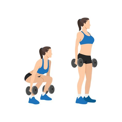 Squats With Dumbbells