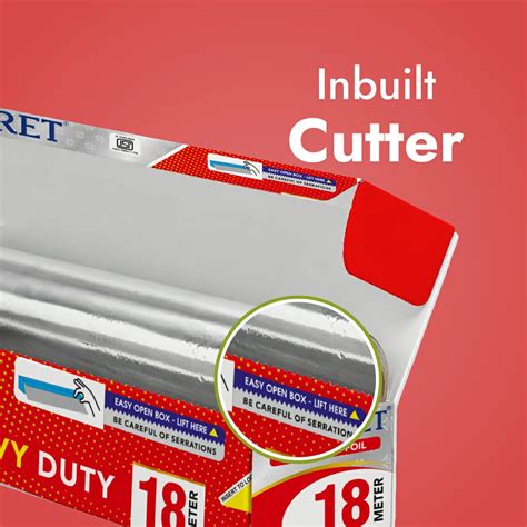 Claret Aluminium Foil Roll 18 Meter - Claret