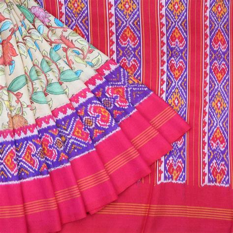 Stylish Ikat Printed Sarees Collection | Singhania's