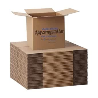 Securement Corrugated Brown Boxes/Carton Boxes For Packing - 3 Ply (150 ...