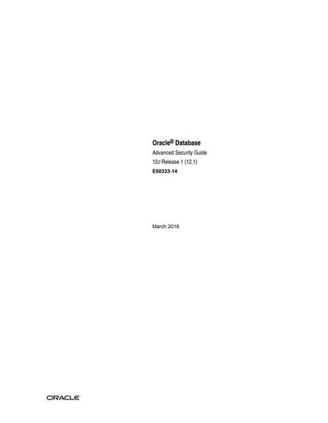 Oracle Database Encryption 12C 的图像结果