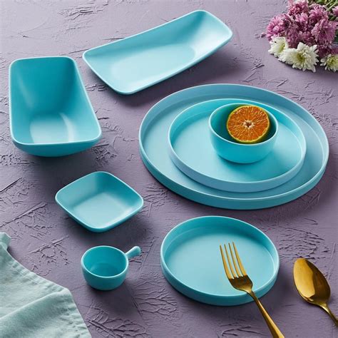 Buy Soulful Pastels Melamine Dinner Plate - 27.94cm from Home Centre at ...