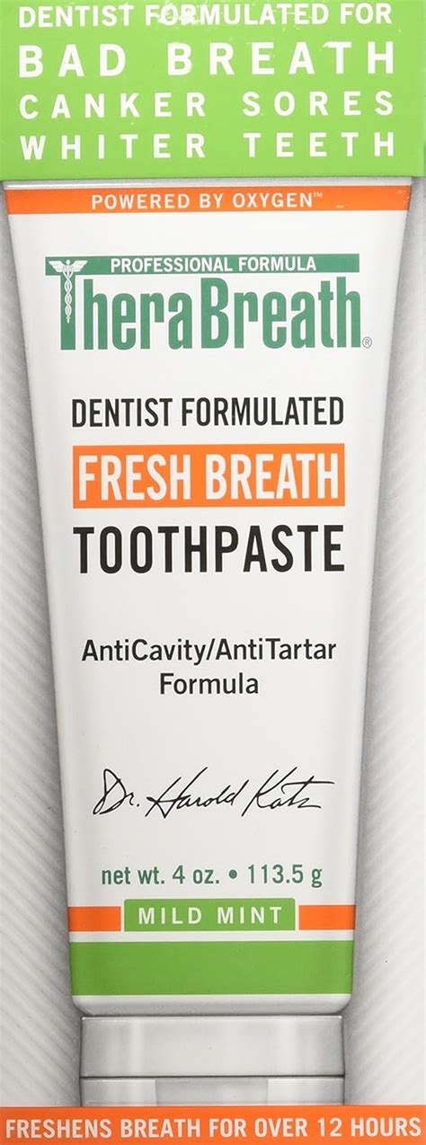 Buy Therabreath Therabreath Oxygenating Fluoride Toothpaste With Aloe ...