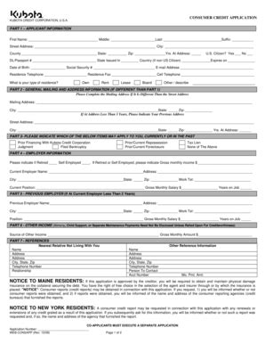 Fillable Online PART 1 APPLICANT INFORMATION PART 2 - GENERAL MAILING ...