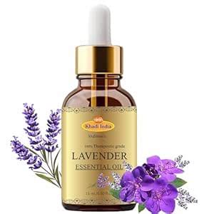 Khadi 100% Pure Herbal Natural Lavender Essential Oil With Self ...