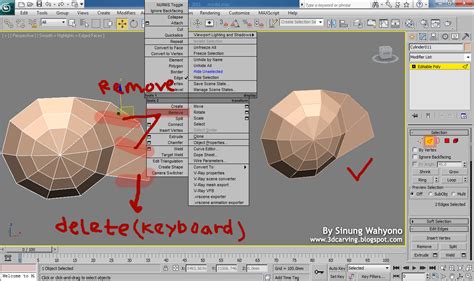 3D Max Carving Tutorial 的图像结果