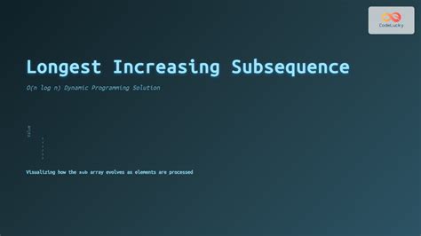 Image result for Longest Increasing Subsequence Examples