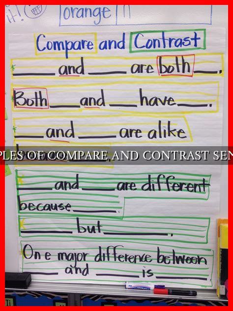 Image result for Direct Contrast Sentence. Example