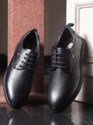 Buy LIBERTY Healers Osl-42 Black Formal Lacing Derby Shoes (Euro 40) Online
