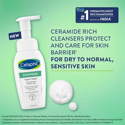 Buy Soothing Foam Wash with Ceramides for Hydration | Cetaphil