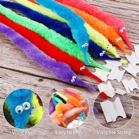 1-6pcs-Cool-Stuff-Fuzzy-Worm-Magic-Toys-Wizard-Strange-Child-Magic ...