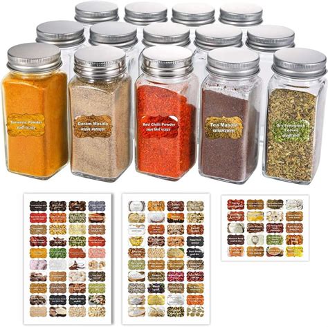 KaaHego Spice Printed Label Self-Adhesive/Waterproof/Removable Vinyl ...