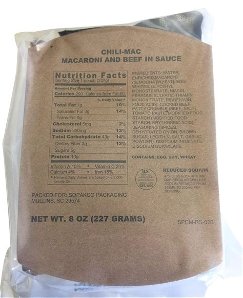 OzarkOutdoorz,LLC 6/2021 Pack Date - 6/2026 expiration MREs with 16 ...
