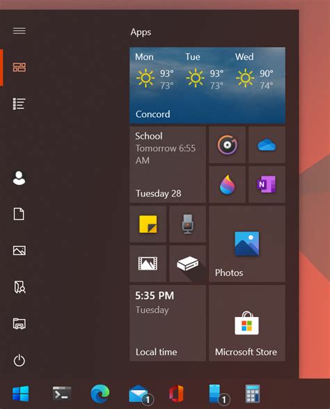 Image result for Windows 10 X Start Menu