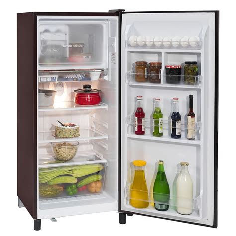 Kelvinator 190 litres Single Door Refrigerator, Maroon Red KRD-A210MRP