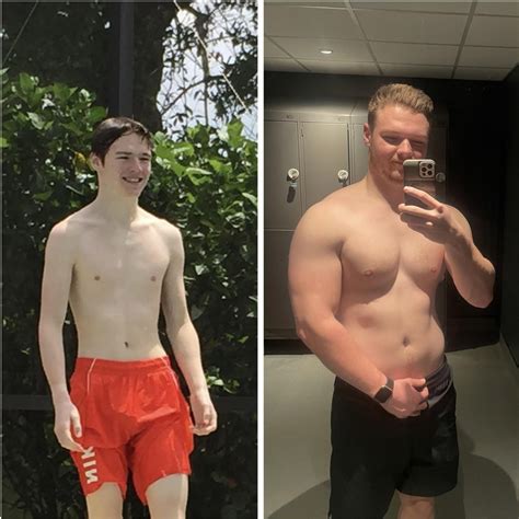 M/20/6’1” [173lbs to 186lbs] (4 months) : r/Brogress