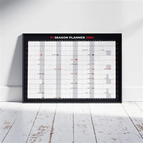 F1 2024 Season Planner with Schedule, Circuit Maps & India | Ubuy