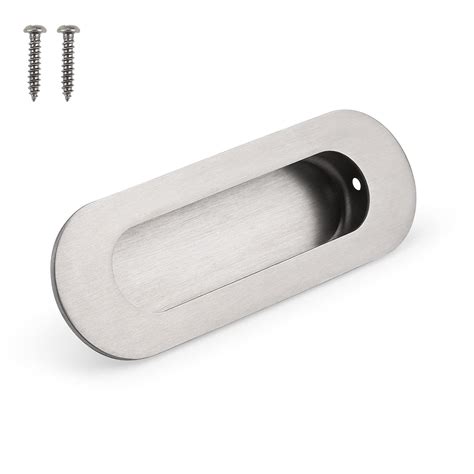 Fashion Furniture Direct 2 Pack Stainless Steel Recessed Finger Pull ...
