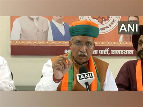 "BJP will win with huge majority...: Arjun Ram Meghwal on Rajasthan ...