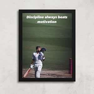 Virat Kohli: Cricket Icon Art Frame - 9x11 Inches - Embracing ...