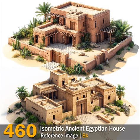 Isometric Ancient Egyptian House | Reference Images | 8K, on ArtStation ...
