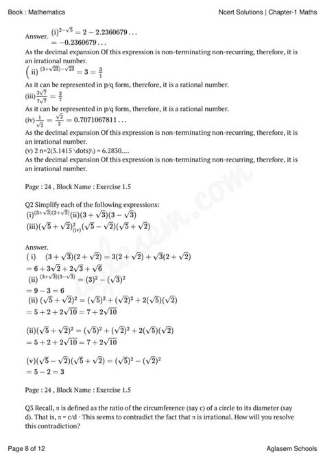 Class 9 Maths Chapter 1 的图像结果