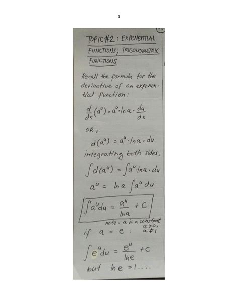 Image result for Integrals of Exponential Functions