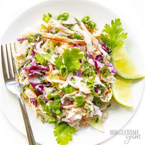 Cilantro Lime Taco Slaw Recipe | Wholesome Yum