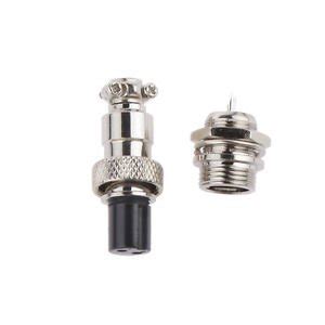 AC125V 3A 2pin 2P M12 19mm Male Female Quick Aviation Connector Plug ...