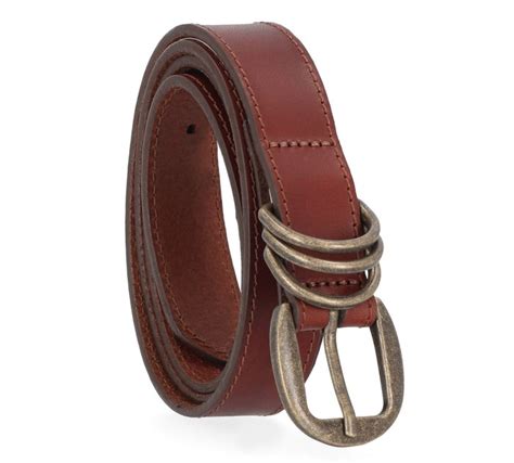 Women's Multi Keeper D-Ring Leather Belt Cognac - Cognac | Harley ...