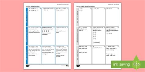 Non-Calculator Maths Number Revision | Foundation | Beyond