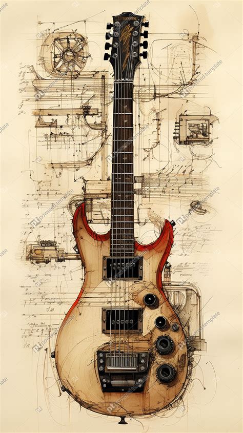Electric Guitar Sketch