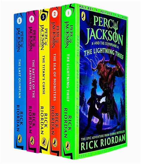 Buy Percy Jackson and The Olympians Series 5 Books Collection Set ...