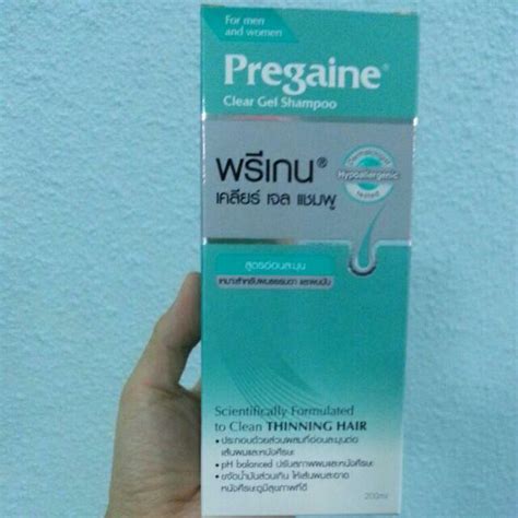 Buy 3 x Pregaine Clear Gel Shampoo Hair Loss Solution remove excess oil ...