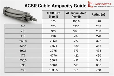 ACSR Cable Ampacity Guide: Sizing, Suppliers & Buying Tips