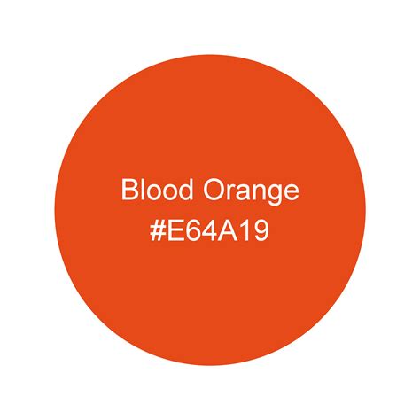 Blood Orange The Color