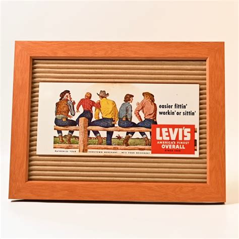50's Levi's Advertising Ink Blotter 23 | Button Works Store ボタンワークス