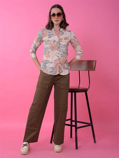 Brown Baggy Cargo Trousers – Crimsoune Club