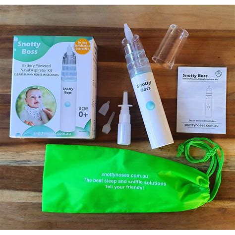 Snotty Boss Nasal Aspirator Kit - Baby Congestion Relief