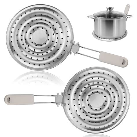 Buy WFPLUS 2 Pack 8 Inch Heat Diffuser Plate, Stainless Steel Heat ...