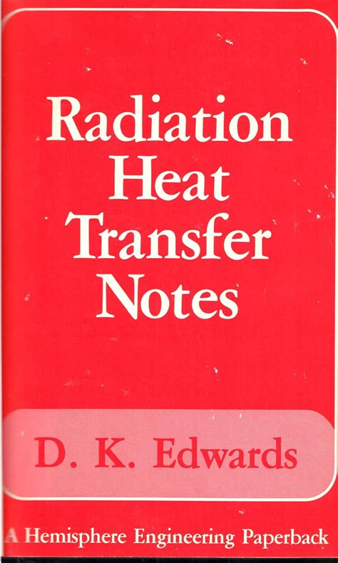 Buy Radiation Heat Transfer Notes Book Online at Low Prices in India ...
