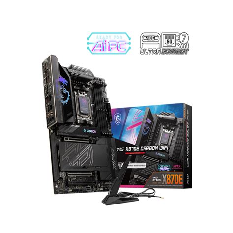 Buy MSI X870E Carbon Wifi DDR5 AMD Motherboard | EliteHubs.Com