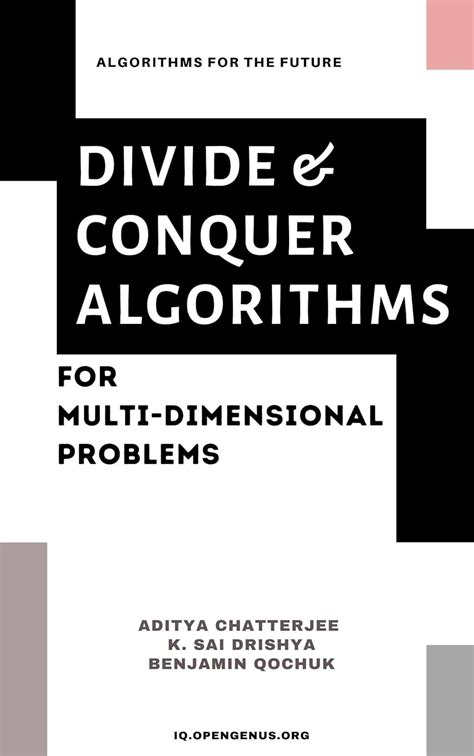 Divide and Conquer Algorithms for Multi-dimensional Problems (Advanced ...