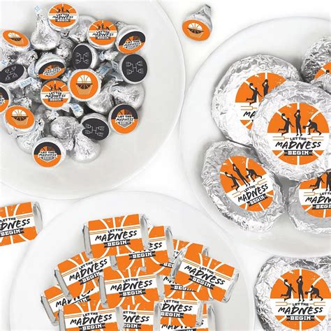 Big Dot Of Happiness Basketball Let The Madness Begin Party Candy Favor ...