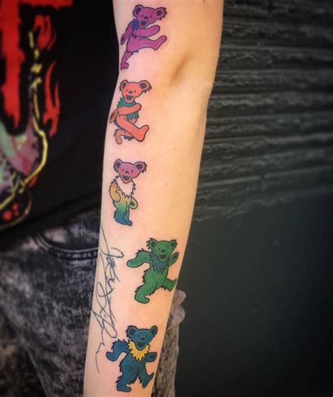 Grateful Dead Bears Tattoo