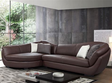 VILNIUS Millie Solid Sal Wood Leatherette Upholstered 3 Seater Left ...