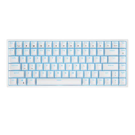 RK84 Royal Kludge 75% Wireless Mechanical Keyboard, Blue Backlit – Credkeys