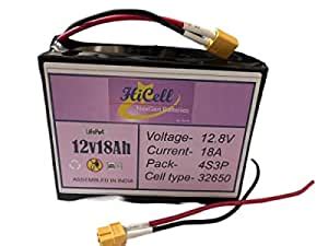 Deep Cycles 12V 18Ah LiFePO4 Lithium Iron Phosphate Battery with BMS ...