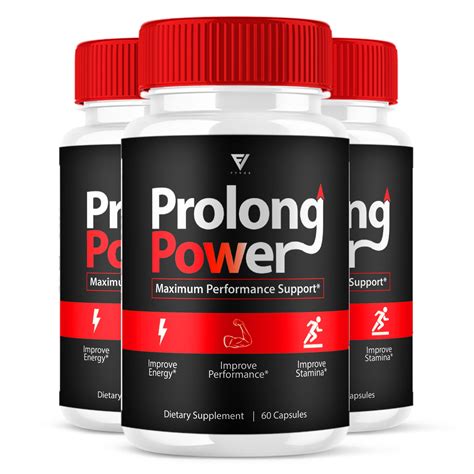 (3 Pack) Prolong Power Supplement, Prolong Power Capsules for Daily ...