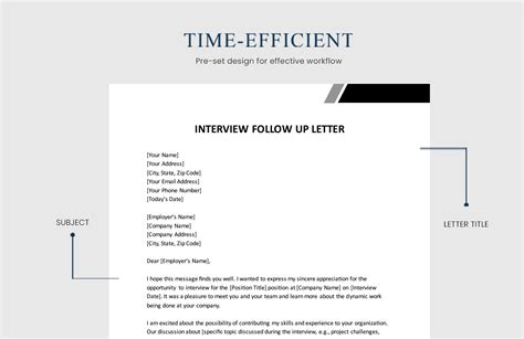 Image result for Interview Follow-Up Letter Sample